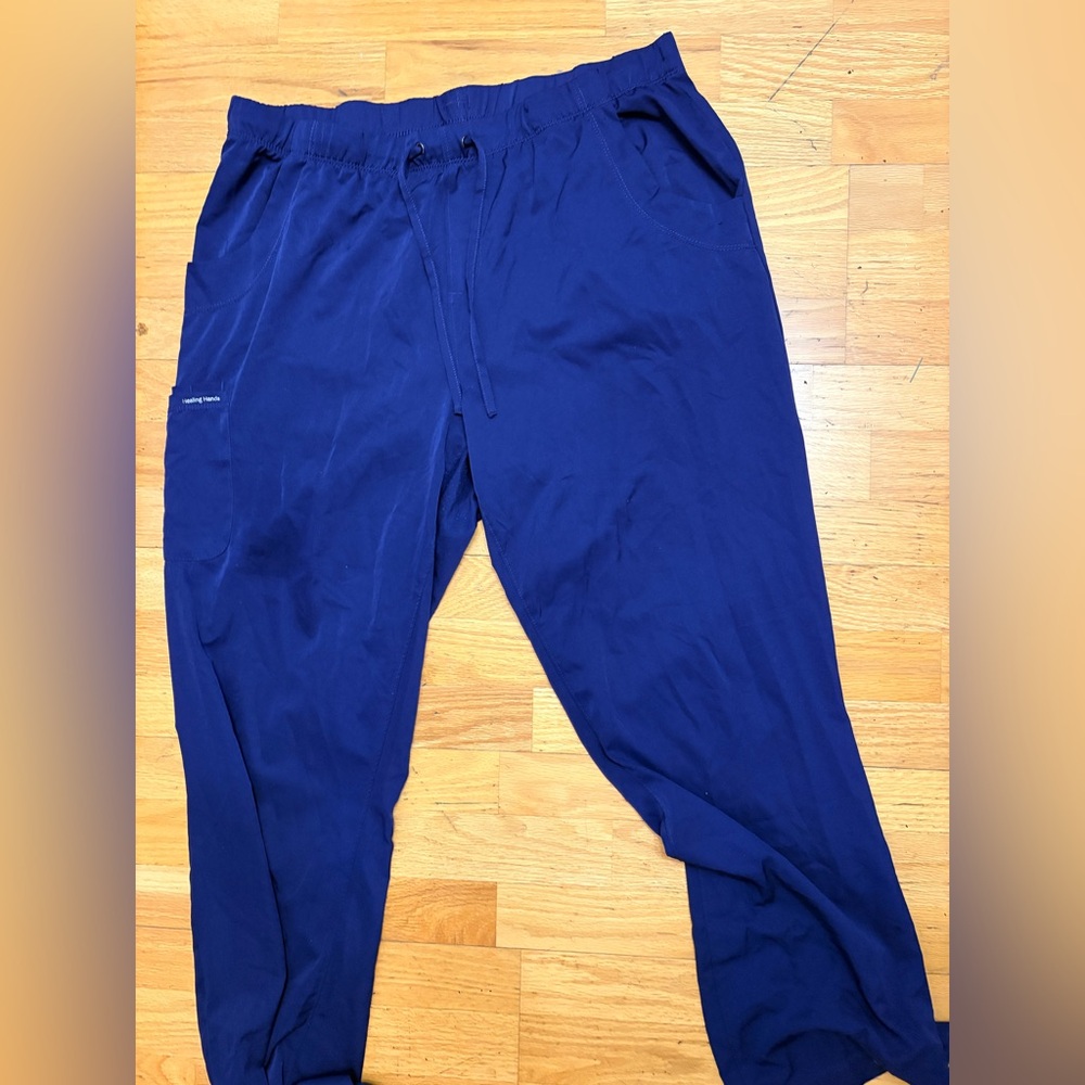 Healing Hands navy blue scrub bottom